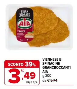 Iperal Viennese e spinacine grancroccanti ΑΙΑ offerta