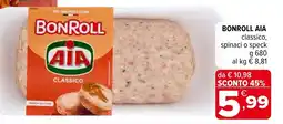 Iperal BONROLL AIA classico, spinaci o speck offerta