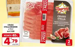 Iperal Crudo stella STELLA NEGRONI offerta