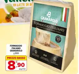 Iperal Formaggio italiano GRANAROLO offerta