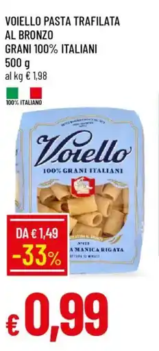 IperFamila Voiello pasta trafilata al bronzo grani 100% italiani offerta