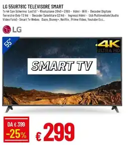 IperFamila LG 55UR781C TELEVISORE SMART offerta
