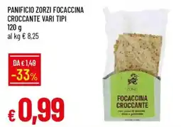 IperFamila Panificio zorzi focaccina croccante offerta