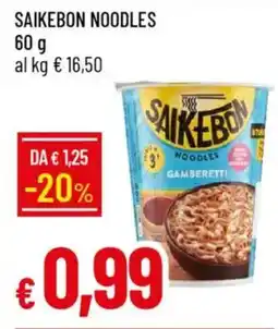 IperFamila Saikebon noodles offerta