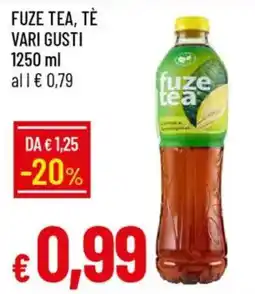IperFamila Fuze tea, tè offerta