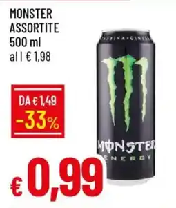 IperFamila Monster assortite offerta