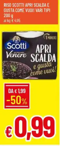 IperFamila Riso scotti apri scalda e gusta come vuoi! offerta
