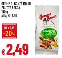 IperFamila Gemme di bontà mix di frutta secca offerta