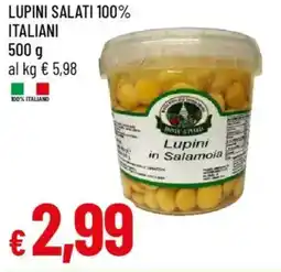 IperFamila Lupini salati 100% italiani offerta