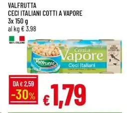 IperFamila Valfrutta ceci italiani cotti a vapore offerta