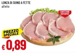 IperFamila Lonza di suino a fette offerta