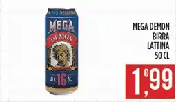 Euroesse Mega demon birra lattina offerta