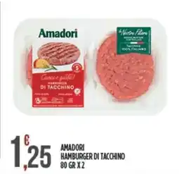 Euroesse Amadori hamburger di tacchino offerta