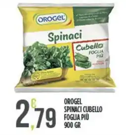 Euroesse Orogel spinaci cubello foglia più offerta