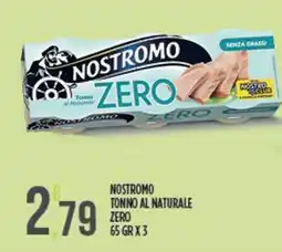 Euroesse Nostromo tonno al naturale zero offerta