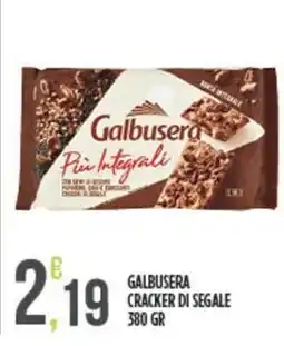 Euroesse Galbusera cracker di segale offerta