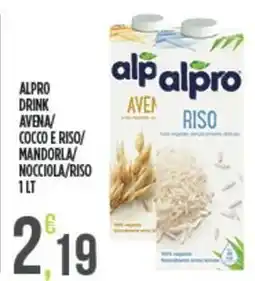 Euroesse Alpro drink avena cocco e riso/ mandorla nocciola/riso offerta