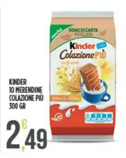 Euroesse Kinder 10 merendine colazione più offerta