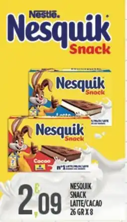 Euroesse Nesquik snack latte/cacao offerta