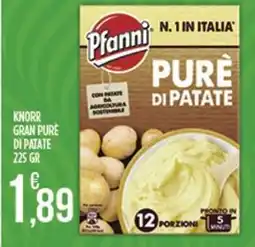 Euroesse Knorr gran pure di patate offerta