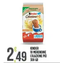 Euroesse Kinder 10 merendine colazione più offerta