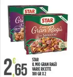 Euroesse Star il mio gran ragù varie ricette offerta