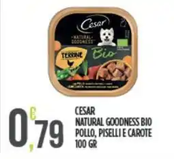 Euroesse Cesar natural goodness bio pollo, piselli e carote offerta