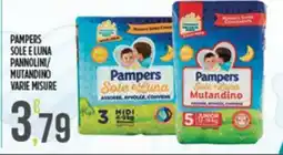 Euroesse Pampers sole e luna pannolini/ mutandino offerta