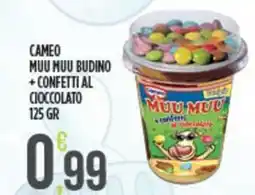 Euroesse Cameo muu muu budino +confetti al cioccolato offerta
