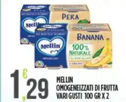 Euroesse Mellin omogeneizzati di frutta offerta