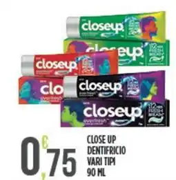 Euroesse Close up dentifricio offerta