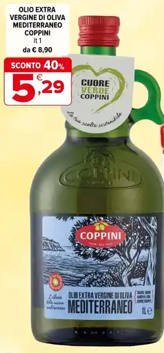 Iperal Olio extra vergine di olivare mediterraneo COPPINI offerta