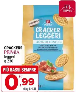 Iperal Crackers PRIMIA offerta