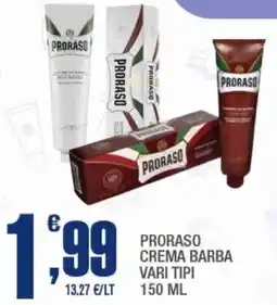 Splendidi e Splendenti Proraso crema barba offerta
