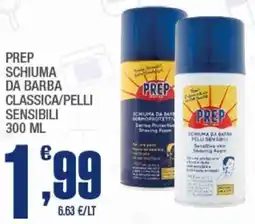 Splendidi e Splendenti Prep schiuma da barba classica/pelli sensibili offerta