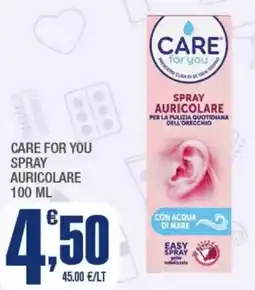 Splendidi e Splendenti Care for you spray auricolare offerta
