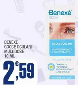 Splendidi e Splendenti Benexè gocce oculari multidose offerta
