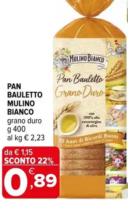 Iperal Pan bauletto MULINO BIANCO offerta