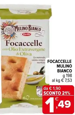 Iperal Focaccelle MULINO BIANCO offerta