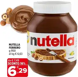 Iperal Nutella ferrero offerta
