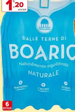 Iperal Acqua BOARIO offerta