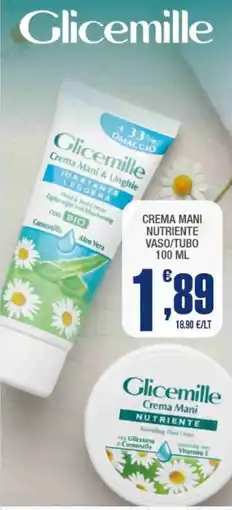 Splendidi e Splendenti Glicemille crema mani nutriente vaso/tubo offerta