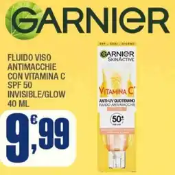 Splendidi e Splendenti Garnier fluido viso antimacchie con vitamina c spf 50 invisible/glow offerta