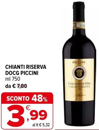 Iperal Chianti riserva docg PICCINI offerta