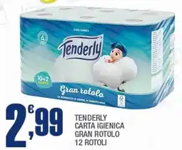 Splendidi e Splendenti Tenderly carta igienica gran rotolo offerta