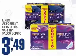 Splendidi e Splendenti Lines assorbenti seta ultra pacco doppio offerta
