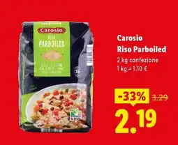Lidl Carosio Riso parboiled offerta