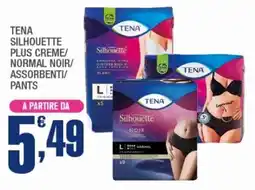 Splendidi e Splendenti Tena silhouette plus creme/ normal noir/ assorbenti/ pants offerta