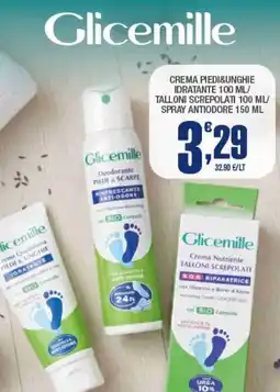 Splendidi e Splendenti Glicemille crema piedi&unghie idratante/ talloni screpolati/ spray antiodore offerta