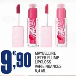 Splendidi e Splendenti Maybelline lifter plump lipgloss offerta